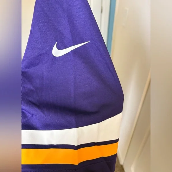 NFL Purple Vikings Jersey with White Accents